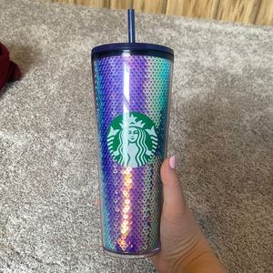 Venti sequin Starbucks cup